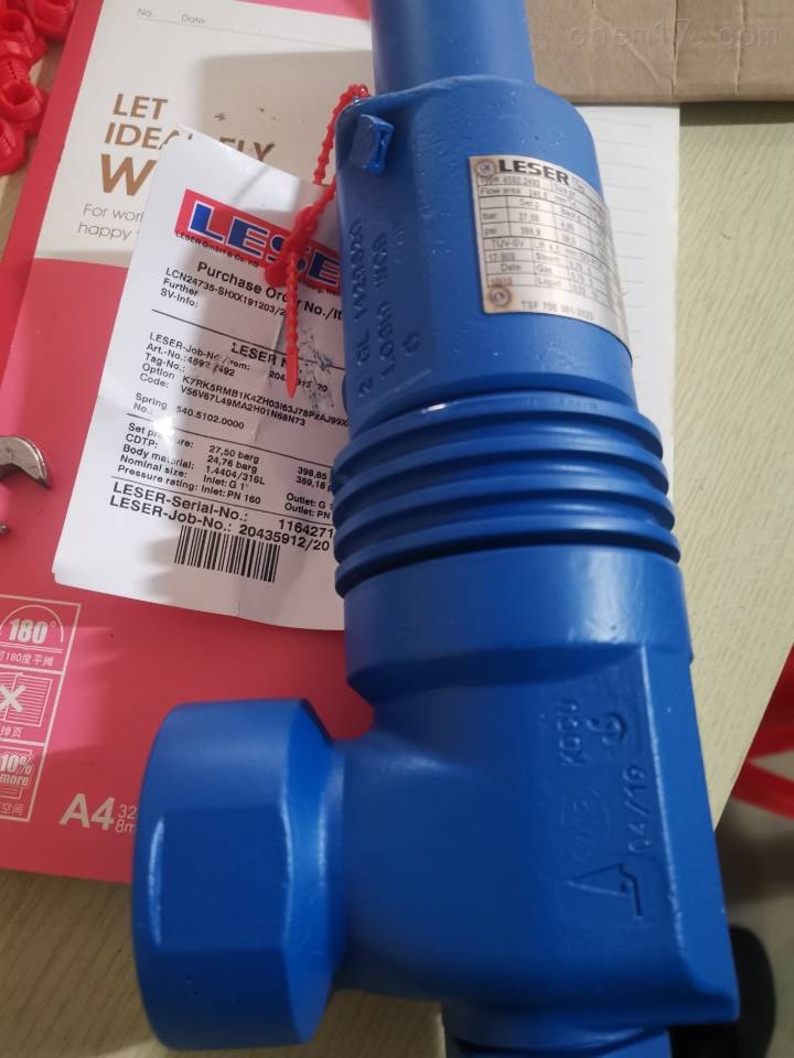 德国leser安全阀在各个行业的应用（一）